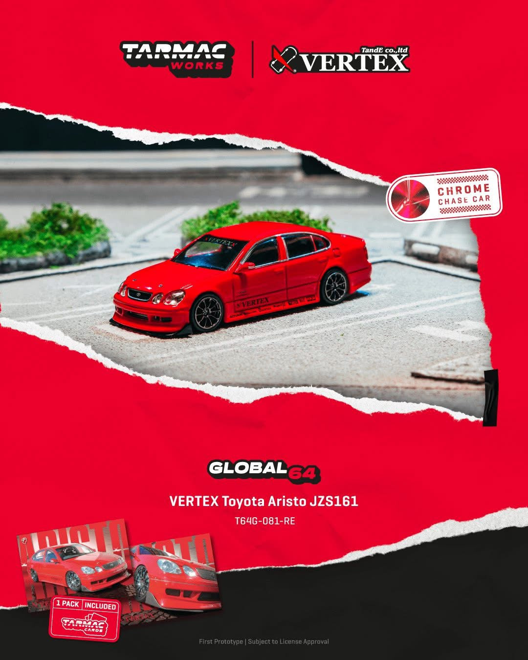 Tarmac Works Vertex Toyota Aristo JSZ161