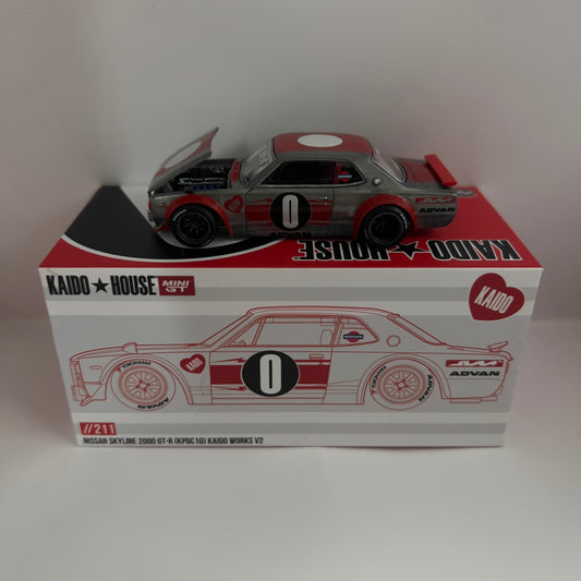 Mini GT x Kaido House Nissan Skyline 2000GTT KPFC10 V2 Chase #211
