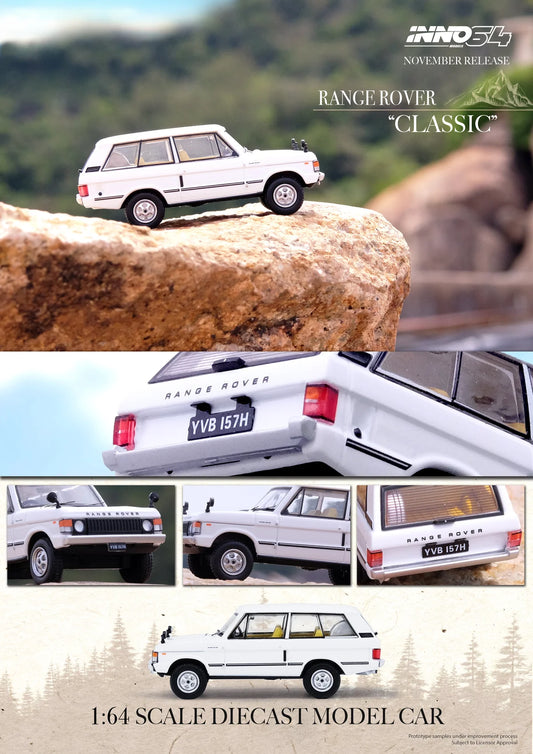 Inno64 Range Rover Classic White