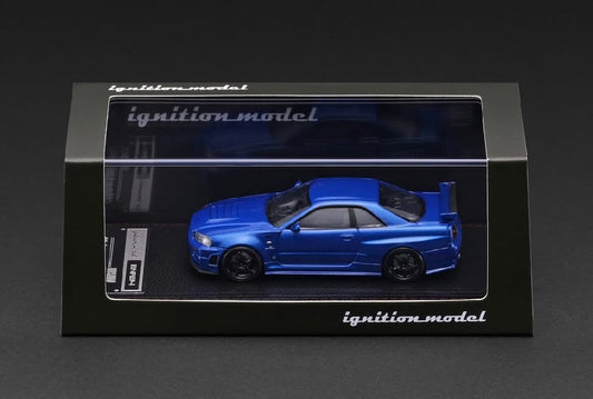 Ignition Model Nissan Skyline R34 GTR Nismo Customised Bayside Blue