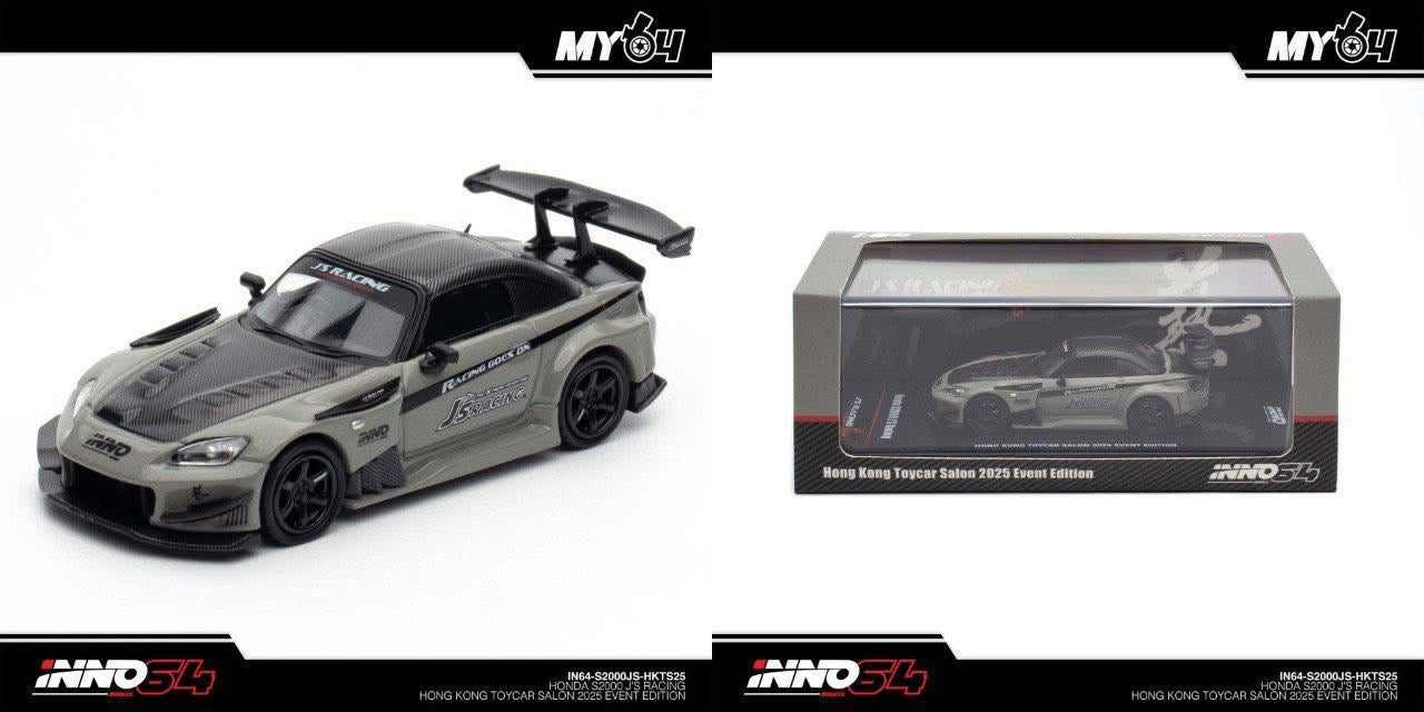 Inno64 Hong Kong Toy Car Salon Exclusive Honda S2000 J’S Racing