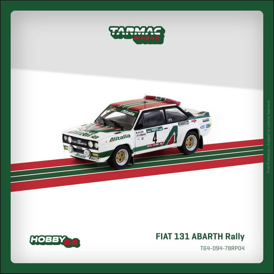 Tarmac Works Fiat 131 Abarth Rally Rallye De Portugal Porto 1978 Winner