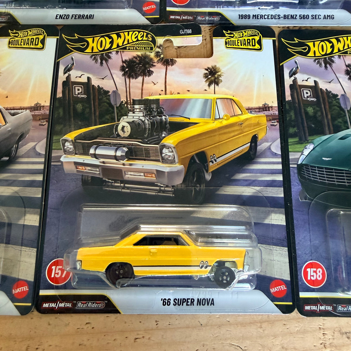 Hot Wheels Premium Boulevard Full Set Of 5 Inch 156-160