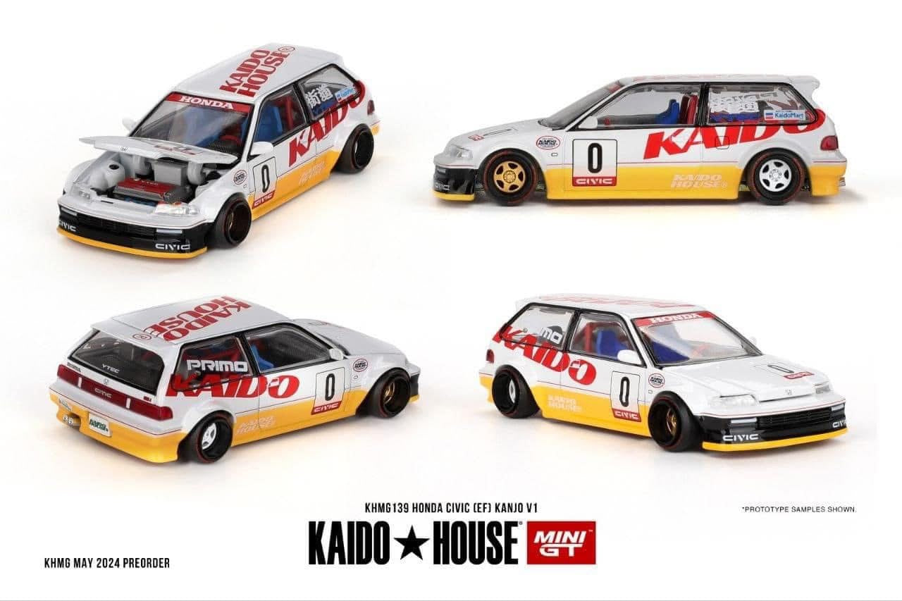 Mini GT x Kaido House Honda Civic EF Kanjo V1 #139