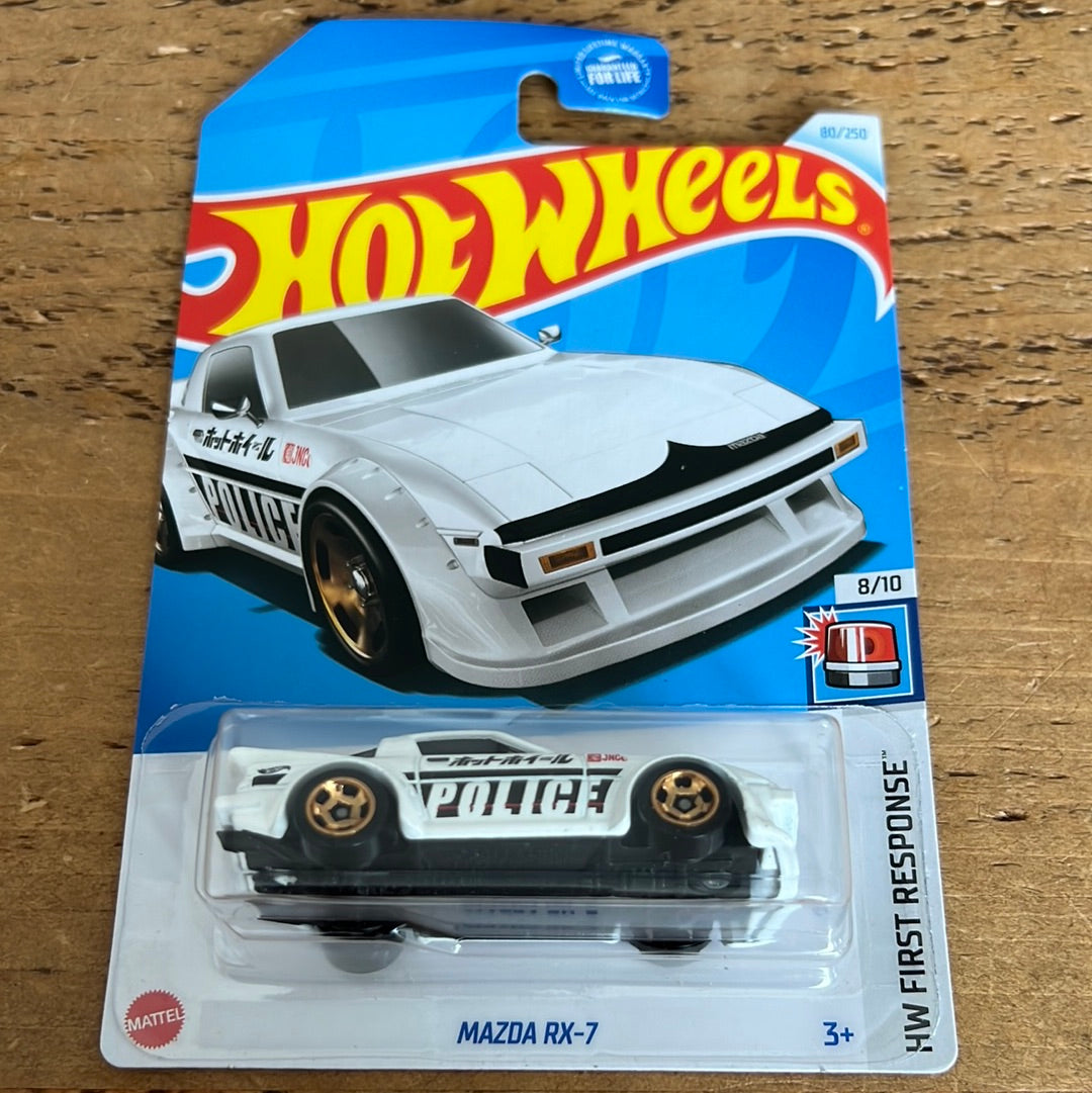 Hot Wheels Mainline US Card Mazda RX7