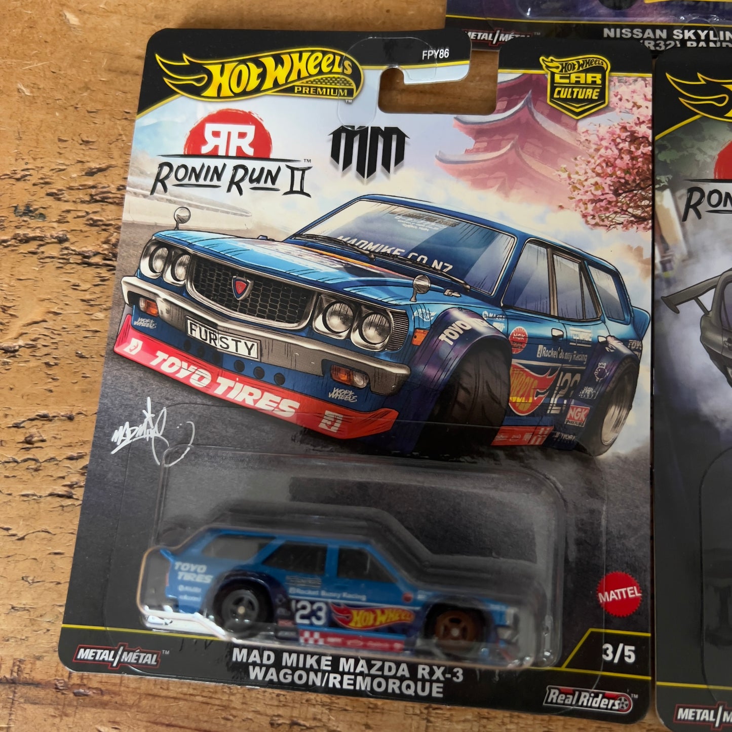 Hot Wheels Premium Ronin Run 2 Full Set Of 5