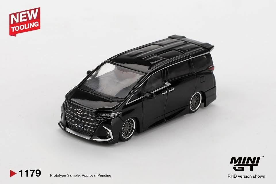 Mini GT Toyota Alphard 40 KUHL Black #1179