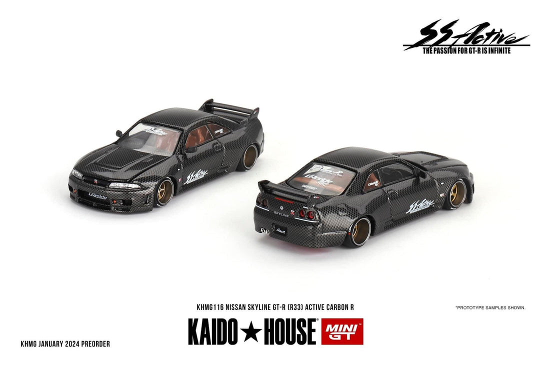 Mini GT x Kaido House Nissan Skyline R33 GTR Active Carbon V1 #116 ...