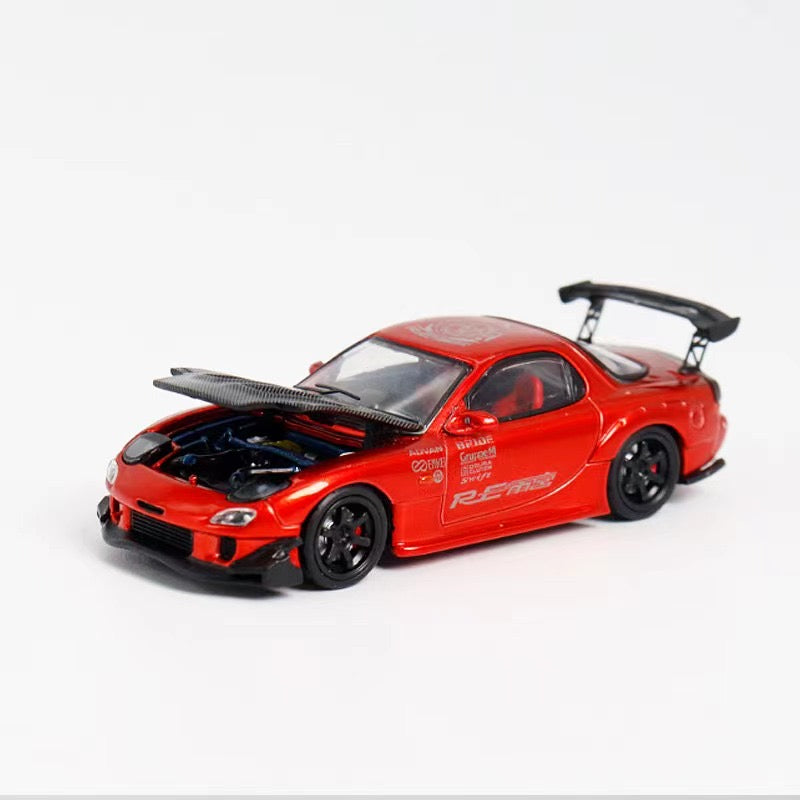 BSC Model Mazda RX7 RE Amemiya Red – Bran’s Diecast