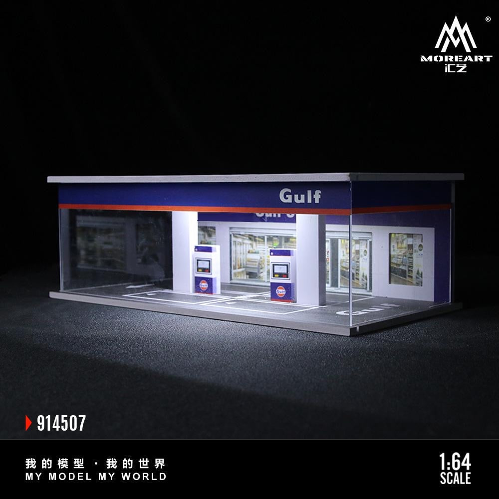 More Art Diorama Gulf Petrol Station