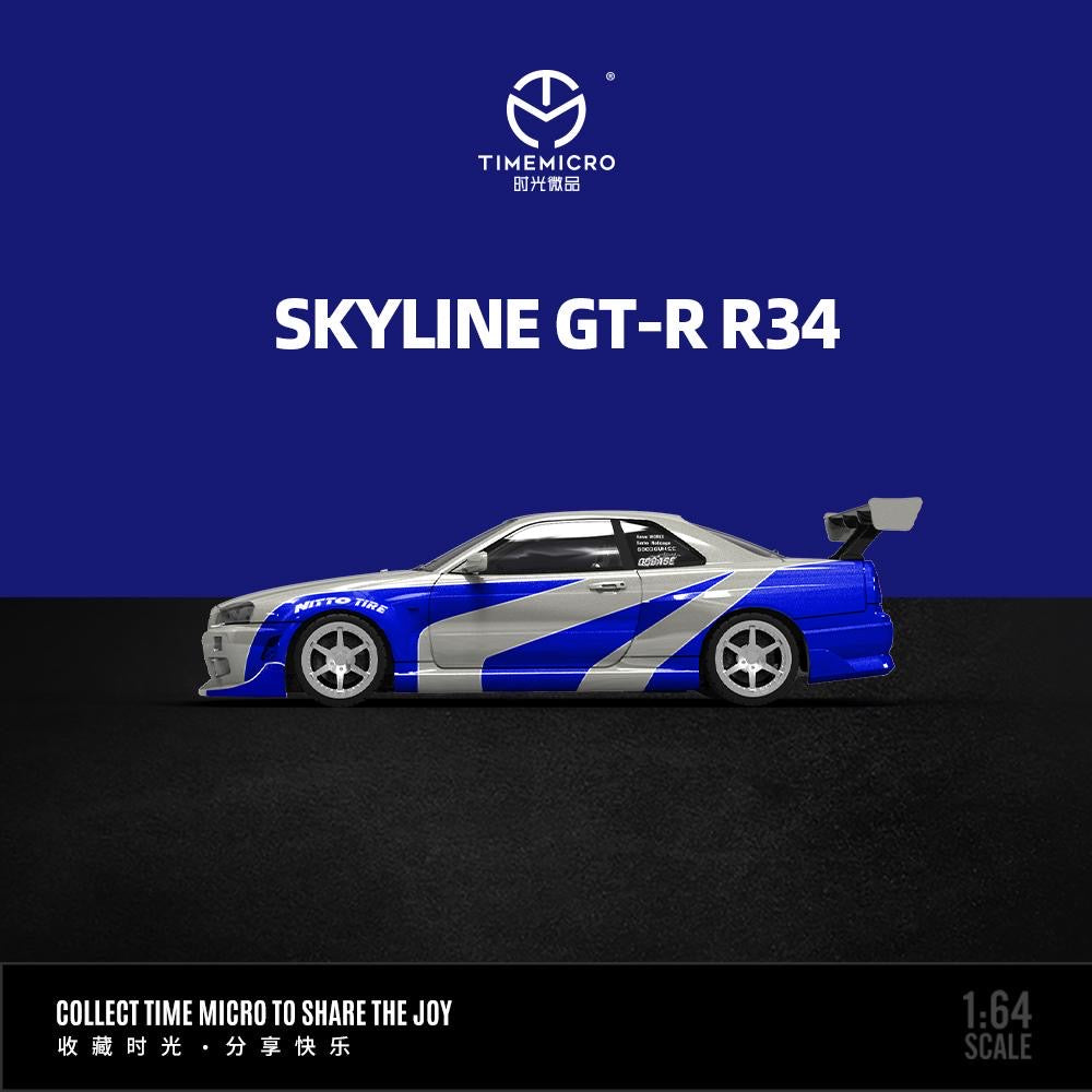 Timemicro NFS Most Wanted Nissan Skyline R34 GTR