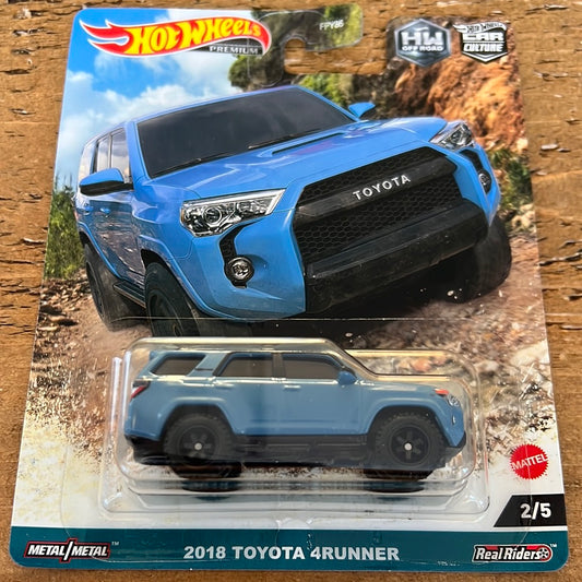 Hot Wheels Premium Off Road 2018 Toyota 4Runner