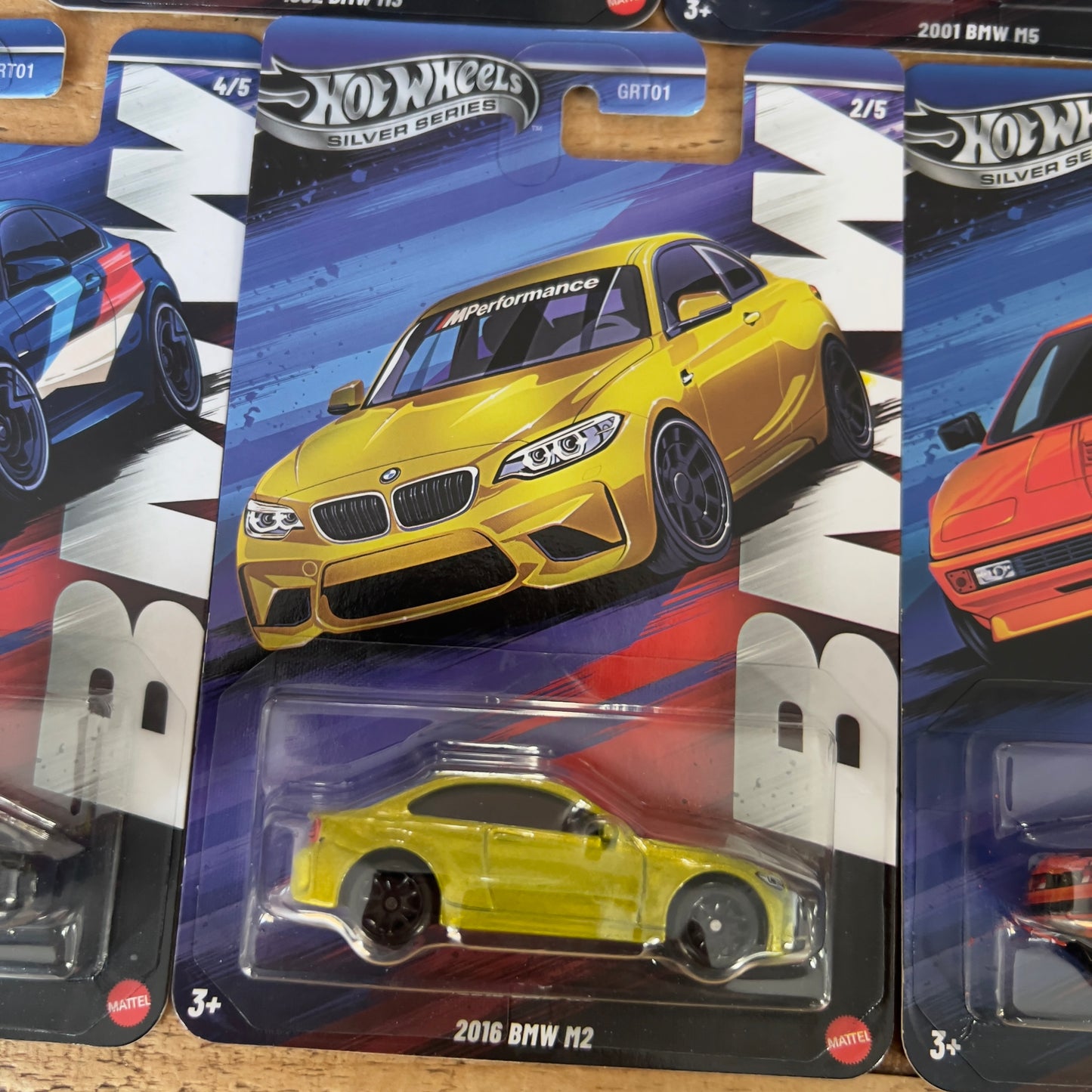 Hot Wheels Silver Series BMW Full Set Of 5