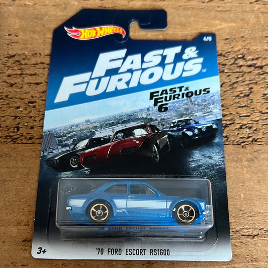 Hot Wheels Mainline Fast & Furious 70 Ford Escort RS1600