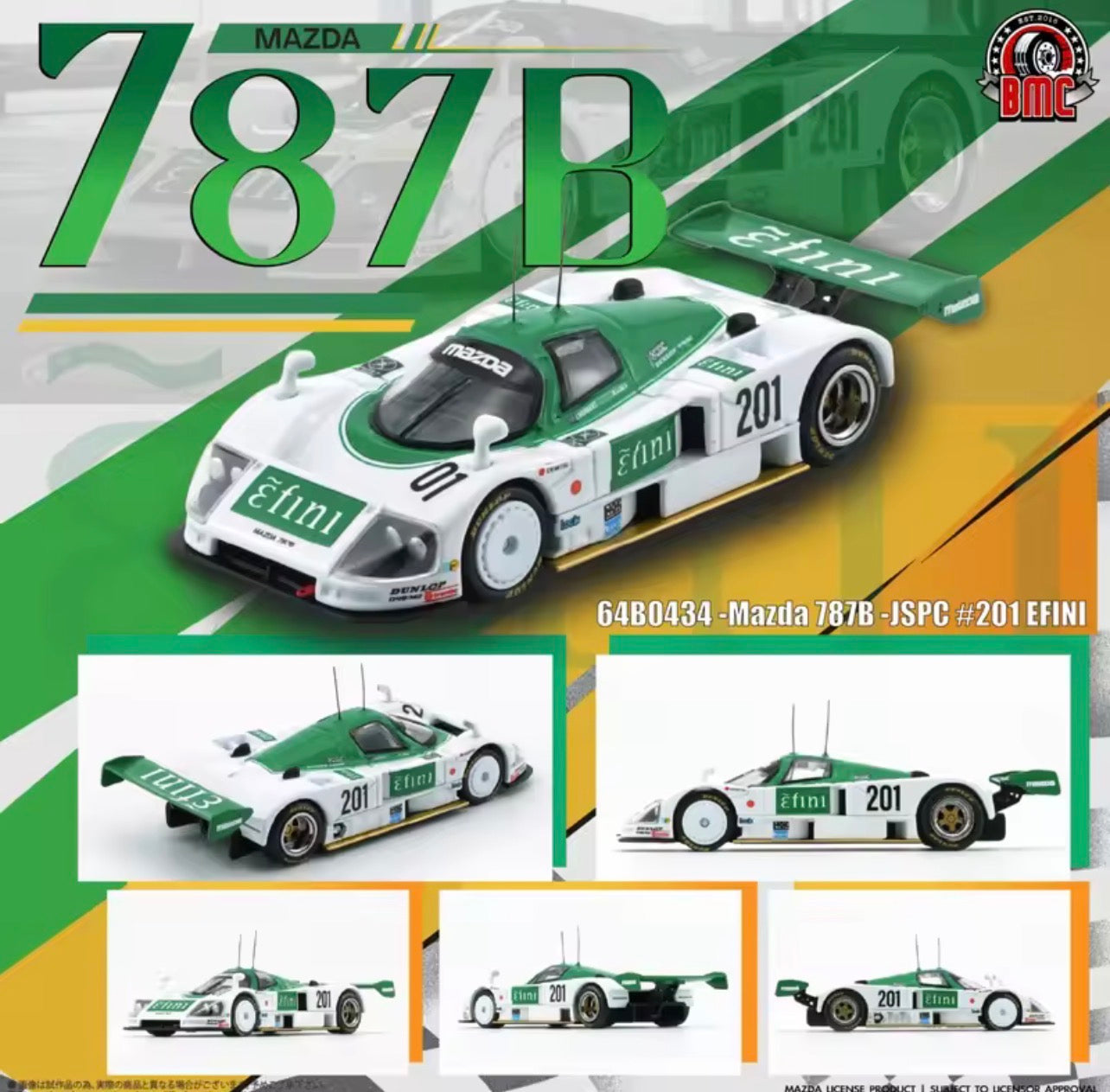 BMC Model Mazda 787b JSPC