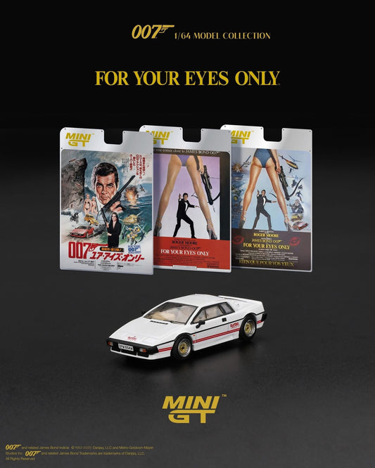 Mini GT James Bond 007 For Your Eyes Only Lotus Espirit Turbo #907