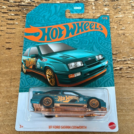 Hot Wheels US Exclusive Pearl & Chrome 87 Ford Sierra Cosworth