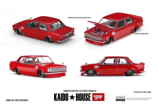 Mini GT x Kaido House Nissan Datsun 510 Street Nismo V3 #229