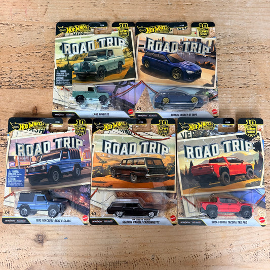 Hot Wheels Premium Road Trip Full Set Of 5