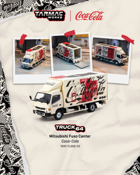 Tarmac Works Coca Cola Mitsubishi Fuso Canter