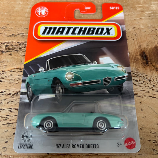 Matchbox ‘68 Alfa Romeo Duetto