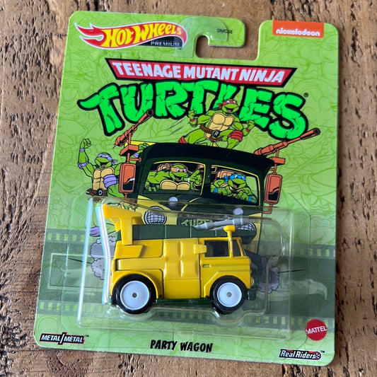 Hot Wheels Premium Retro Entertainment Teenage Mutant Ninja Turtles Party Wagon