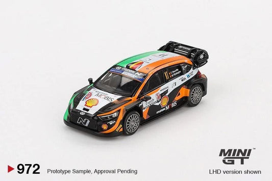 Mini GT Hyundai i20 N Rally1 2023 Rally Croatia Power Stage Winner #972