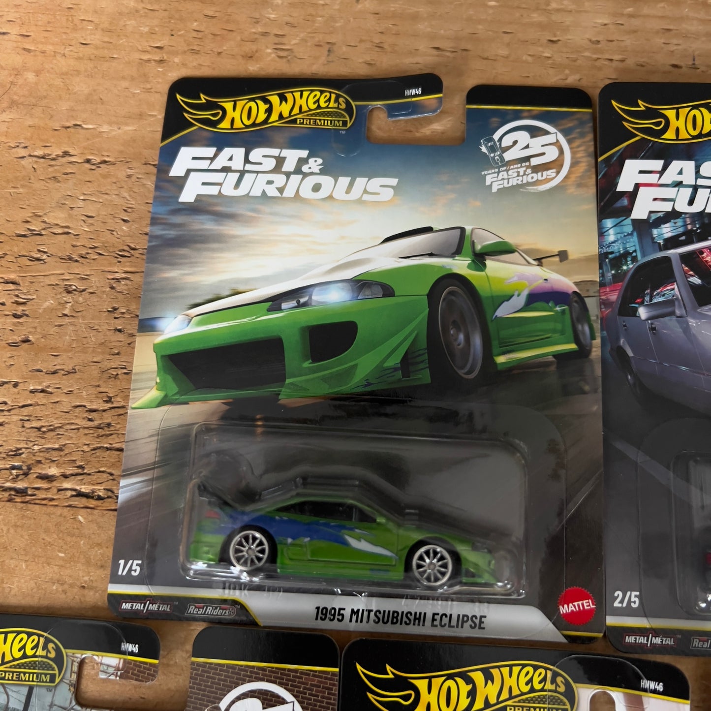 Hot Wheels Premium Fast & Furious Full Set Of 5