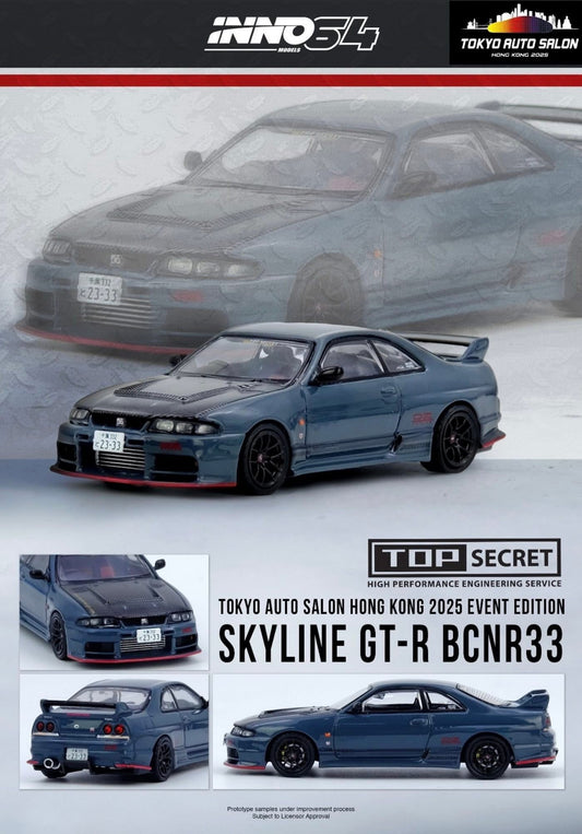 Inno64 Tokyo Auto Salon Top Secret Nissan Skyline R33 GTR