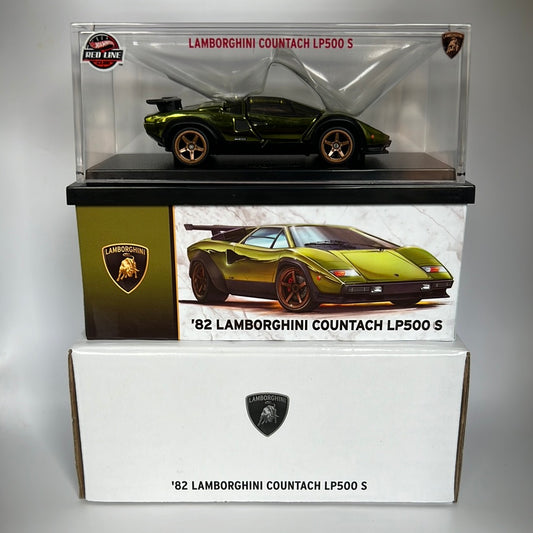 Hot Wheels RLC Lamborghini Countach LP500 S Acrylic Green