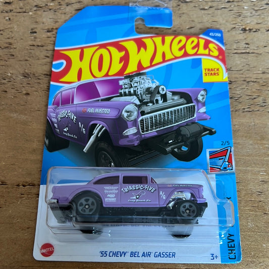 Hot Wheels Mainline 55 Chevy Bel Air Gasser