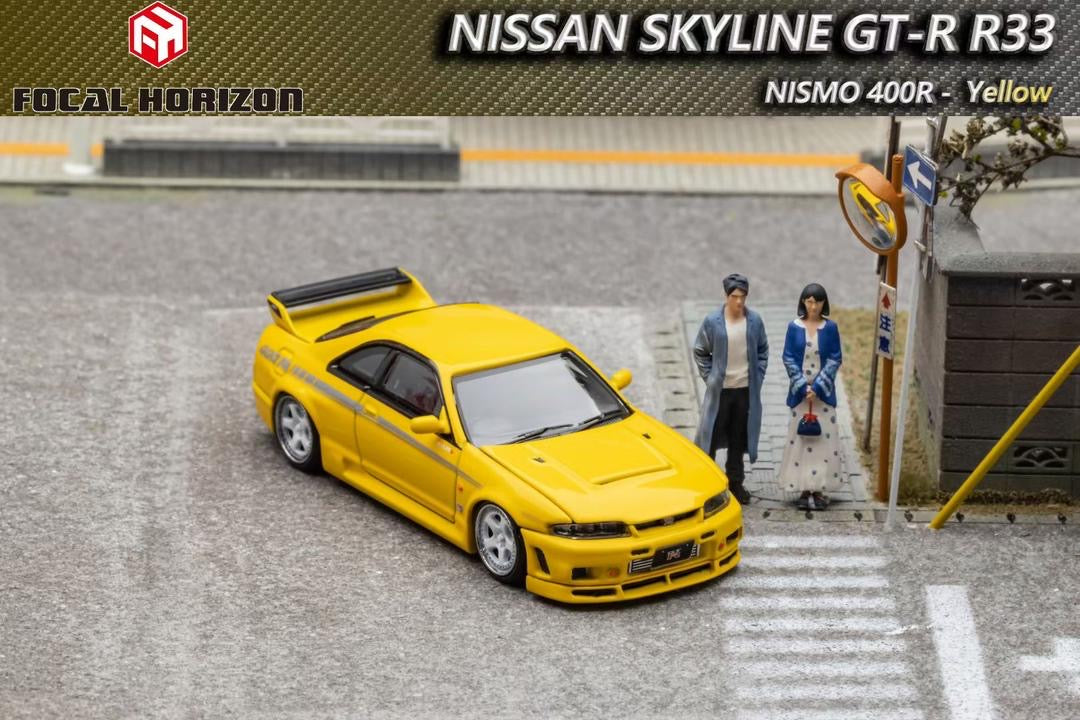 Focal Horizon Nissan Skyline R33 GTR 400R Yellow