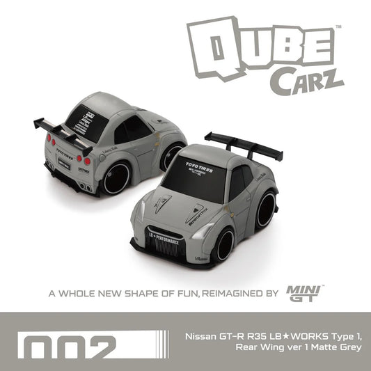 Mini GT Qube Carz Nissan R35 GTR LB Works #002