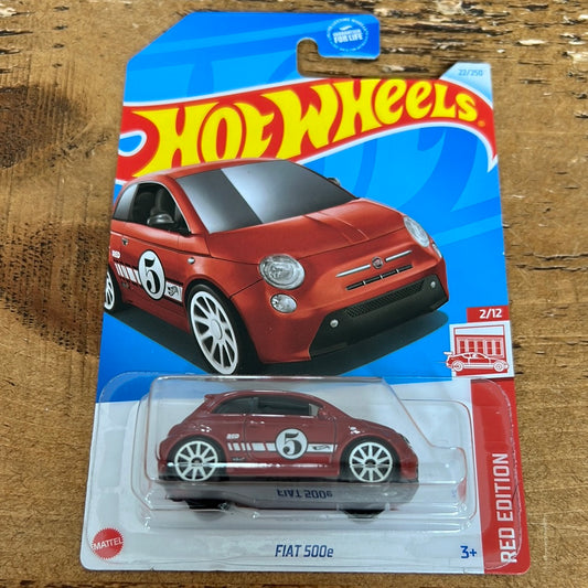 Hot Wheels US Exclusive Red Edition Fiat 500e