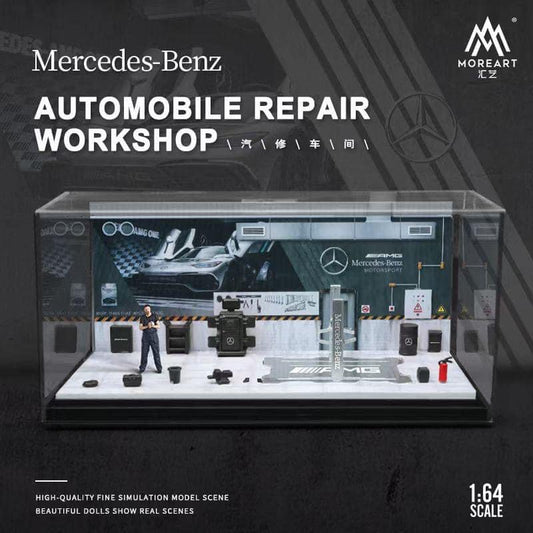 MoreArt Diorama Mercedes Benz AMG Workshop