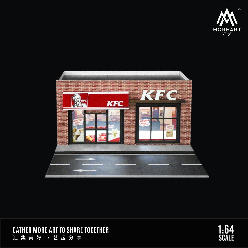 MoreArt Diorama KFC With Road Section