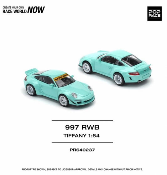 Pop Race Porsche 997 RWB Tiffany