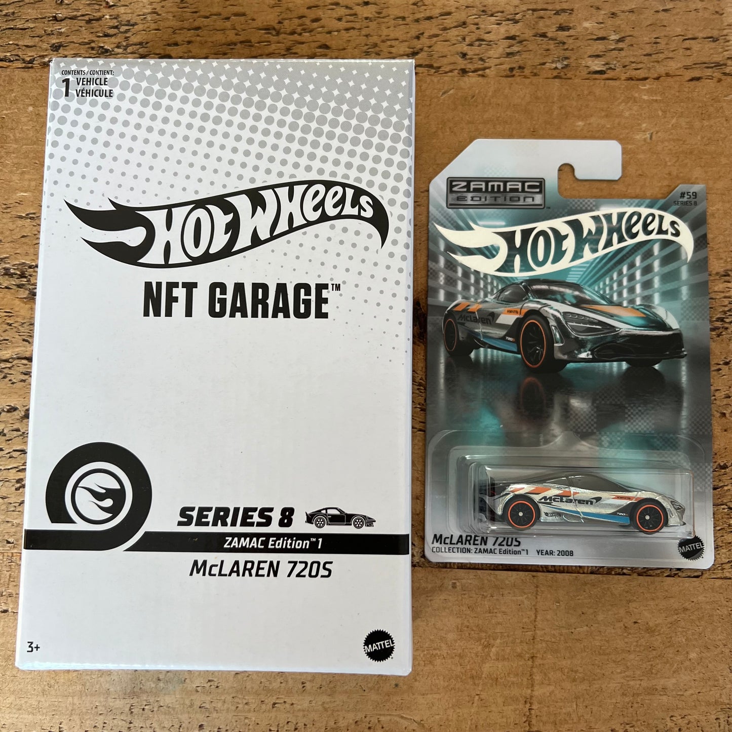 Hot Wheels NFT Garage Zamac Edition McLaren 720S