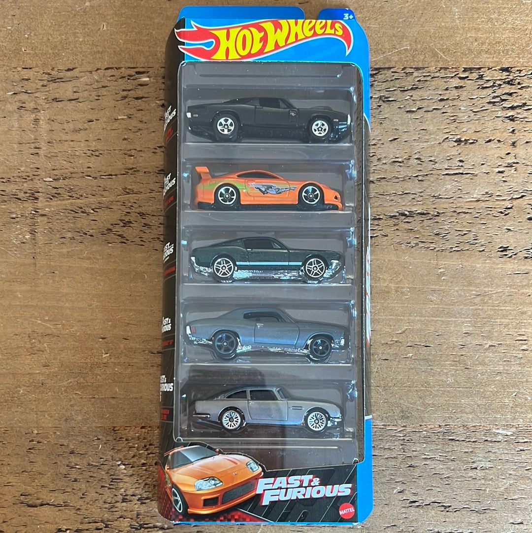 Hot Wheels Mainline Fast & Furious 5 Pack