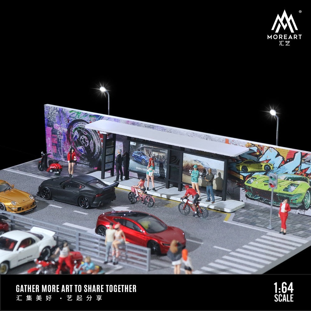 MoreArt Diorama Bus Station