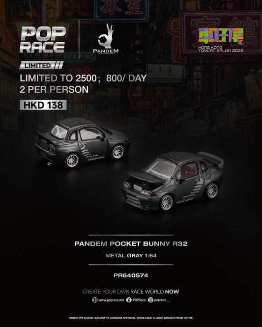 Pop Race Hong Kong Toy Car Salon Exclusive Nissan Q R32 Pandem