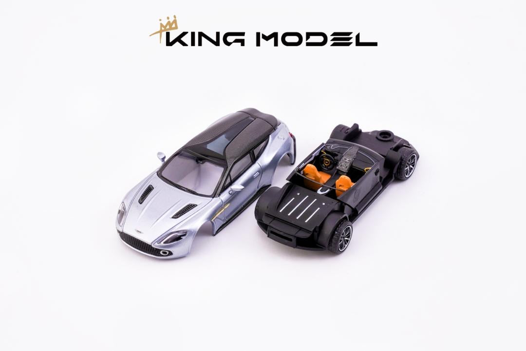 King Model Aston Martin Vanquish Zagato Shooting Brake Silver
