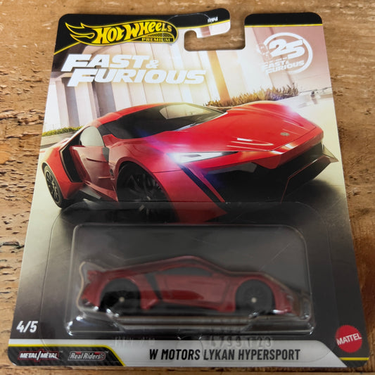 Hot Wheels Premium Fast & Furious W Motors Lykan Hypersport
