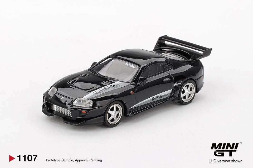 Mini GT Toyota Supra Veilside Combat V-II Black #1107