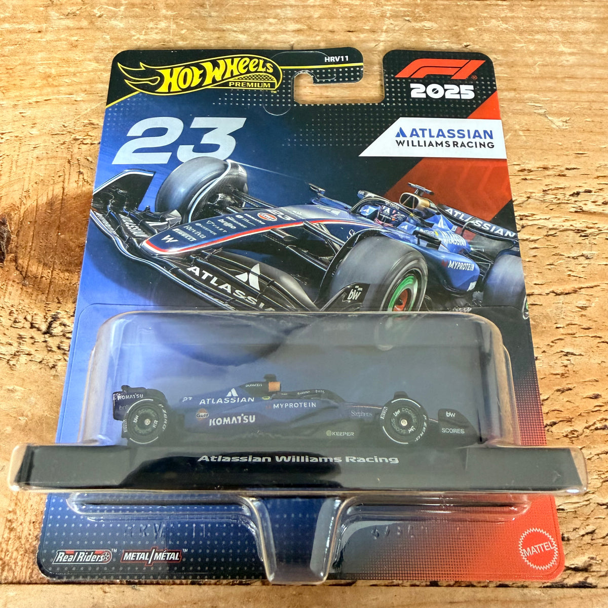 Hot Wheels Premium Formula F1 Atlassian Williams Racing #23 Alex Albon