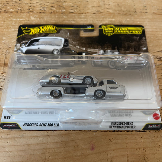 Hot Wheels Team Transport Mercedes Benz 300 SLR & Mercedes Benz Renntransporter