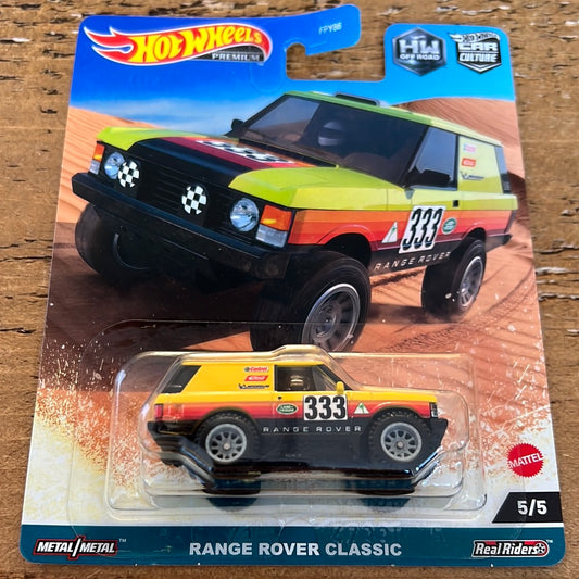 Hot Wheels Premium Off Road Range Rover Classic