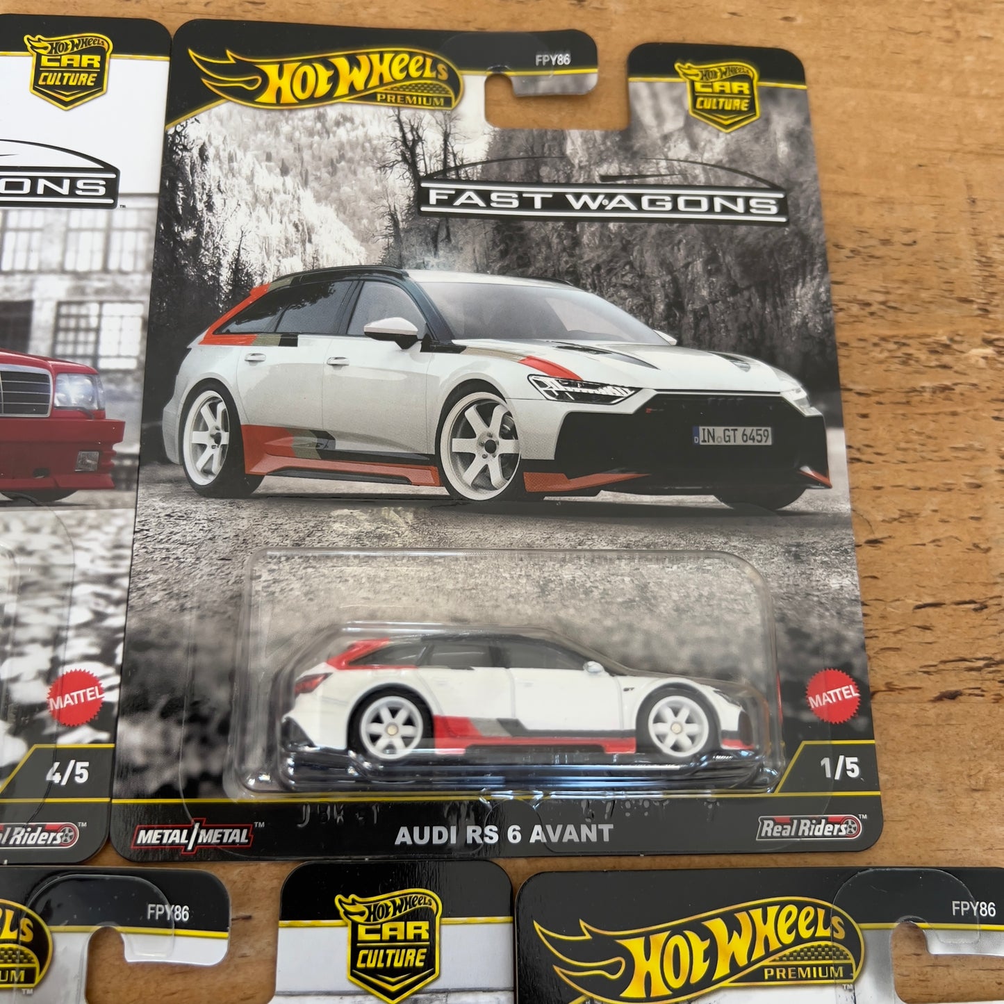 Hot Wheels Premium Fast Wagons Set Of 5