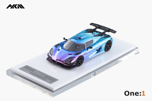 HKM Model Koenigsegg Agera One:1 Electroplated Blue Purple