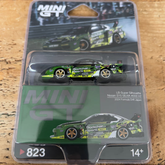 Mini GT LB Super Silhouette Nissan S15 Silvia 2024 Formula Drift #823 Blister